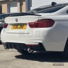 BMW 4 SERIES F32 gloss black spoiler - V4
