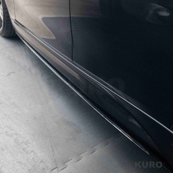 BMW 3 SERIES F30/F31 gloss black progi boczne - V2