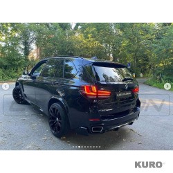 BMW X5 F15 2014-2018 gloss black zestaw - V2