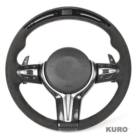 BMW FXX ALCANTARA / LED CUSTOM kierownica