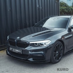 BMW 5 SERIES G30/31 PRE LCI gloss black splitter - V1