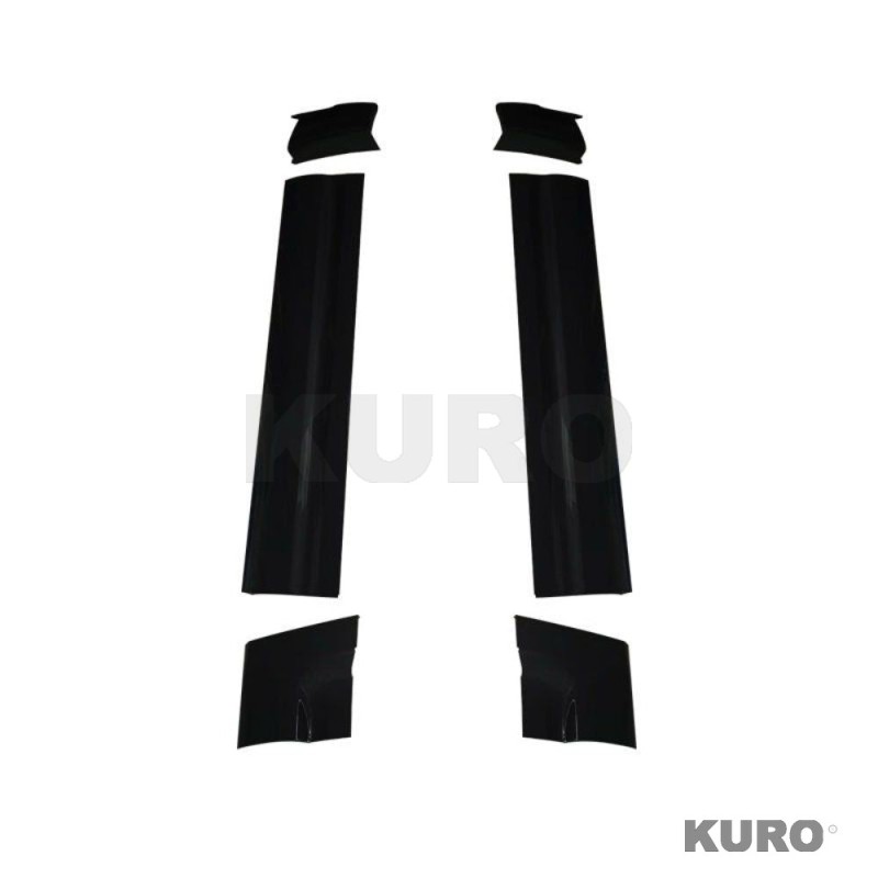 LAND ROVER DEFENDER L663 90 gloss black panele drzwi