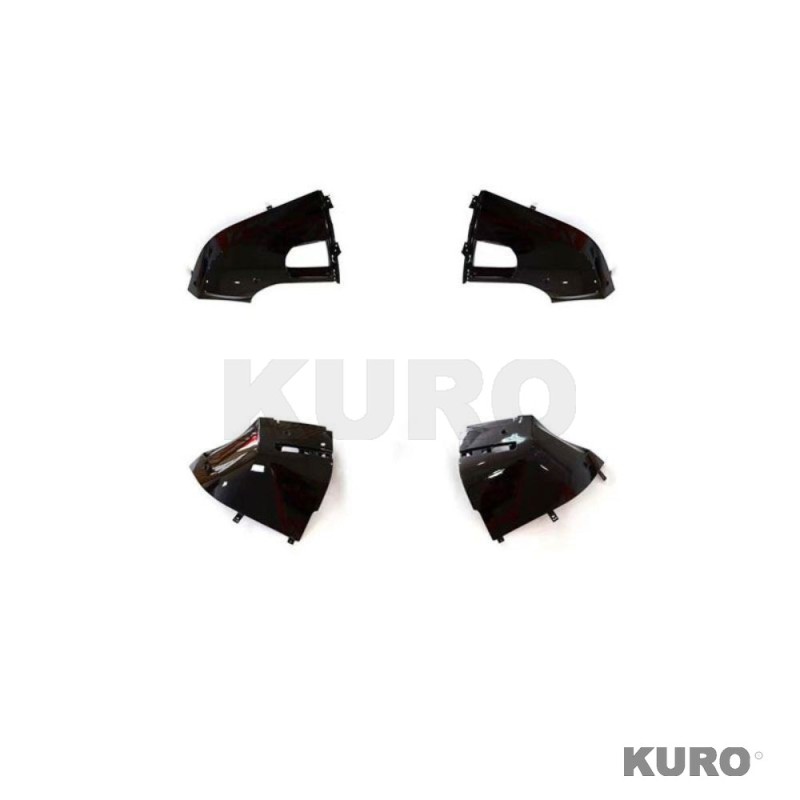 LAND ROVER DEFENDER L663 90/110 gloss black przód & tył CORNERS