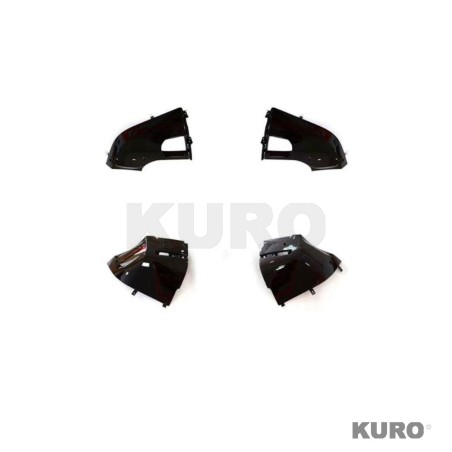 LAND ROVER DEFENDER L663 90/110 gloss black przód & tył CORNERS