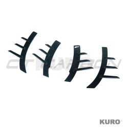 BMW G42 2 SERIES gloss black SIDE listwy - przód i BACK