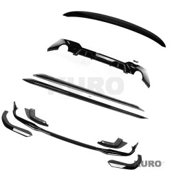 BMW 3 SERIES G20 gloss black pełny zestaw (ROUND EXHAUST) - V1