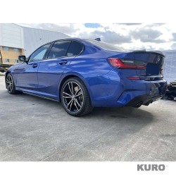 BMW 3 SERIES G20 gloss black pełny zestaw (ROUND EXHAUST) - V1
