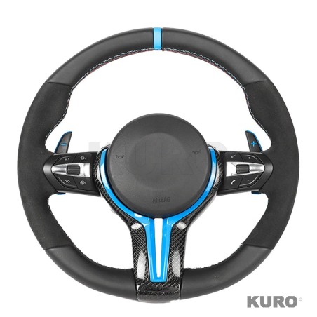 BMW FXX LEATHER / ALCANTARA / FLAT BOTTOM CUSTOM kierownica