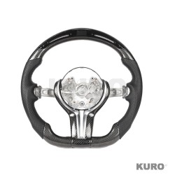 BMW FXX carbon / LEATHER / LED FLAT BOTTOM CUSTOM kierownica