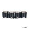 BMW M2, M3, M4 G87/G80/G81/G82/G83 CARBON końcówki wydechu - STAINLESS (zestaw OF 4)