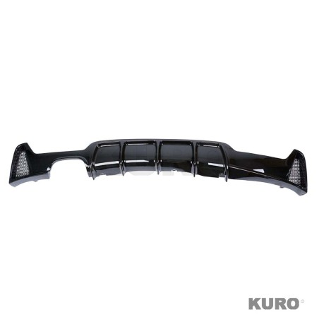 BMW 4 Series F32/F33/F36 gloss black TWIN lewy EXIT EXHAUST dyfuzor - V2