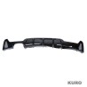 BMW 4 Series F32/F33/F36 gloss black TWIN lewy EXIT EXHAUST dyfuzor - V2
