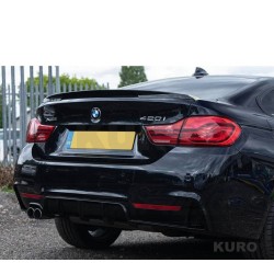 BMW 4 Series F32/F33/F36 gloss black TWIN lewy EXIT EXHAUST dyfuzor - V2