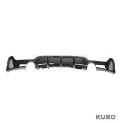 BMW 4 SERIES F32/F33/F36 gloss black DUAL EXIT EXHAUST dyfuzor - V2