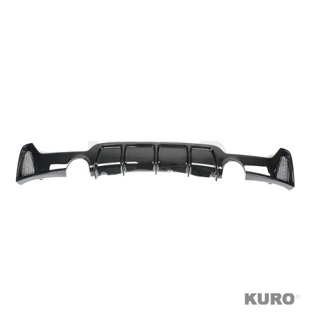 BMW 4 SERIES F32/F33/F36 gloss black DUAL EXIT EXHAUST dyfuzor - V2