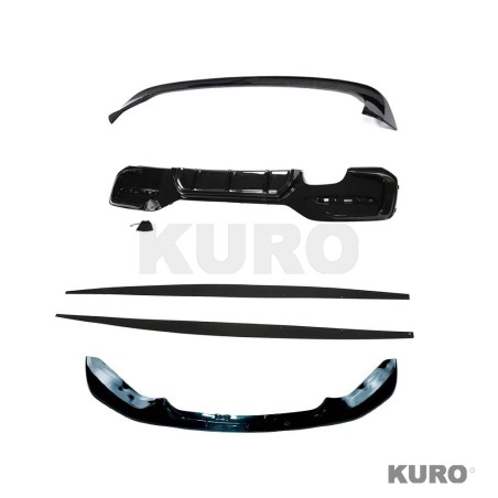 BMW F20/F21 1 SERIES LCI TWIN lewy gloss black zestaw - V2