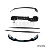 BMW F20/F21 1 SERIES LCI TWIN lewy gloss black zestaw - V2