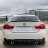 BMW 4 SERIES F32/F33/F36 gloss black DUAL EXIT EXHAUST dyfuzor - V2