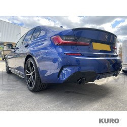 BMW 3 Series/M3 G20/G80 gloss black spoiler - V1
