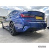 BMW 3 Series/M3 G20/G80 gloss black spoiler - V1