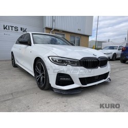 BMW 3 SERIES G20/G21 PRE LCI gloss black splitter - V1