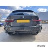 BMW G20/G21 3 SERIES 2019-2022 PRE LCI gloss black ROUND EXHAUST dyfuzor