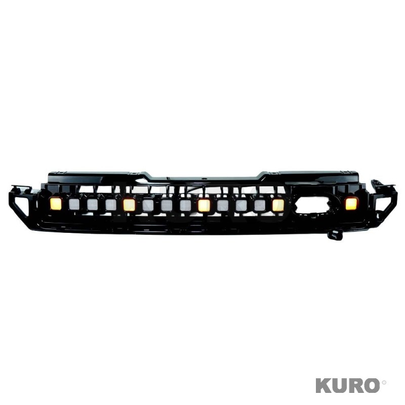LAND ROVER DEFENDER L663 2019+ YELLOW LED grill - V3