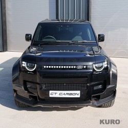 LAND ROVER DEFENDER L663 2019+ YELLOW LED grill - V3
