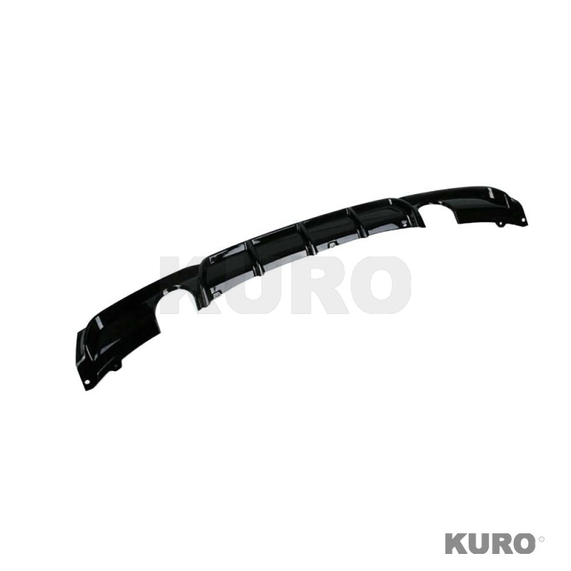 BMW 3 SERIES F30/F31 gloss black DUAL EXHAUST dyfuzor - V2