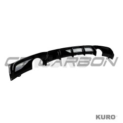 BMW 3 SERIES F30/F31 gloss black DUAL EXHAUST dyfuzor - V2