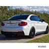 BMW 2 SERIES F22/F23 gloss black DUAL EXHAUST dyfuzor