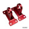 LAND ROVER DEFENDER L663 90/110/130 RED ALLUMINIUM TOW HOOKS