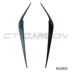 BMW G01//G02/F97/F98 X3/X4/X3M/X4M gloss black HEADLIGHT EYEBROWS