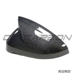 AUDI A4 B9 2015-2023 carbon osłony lusterek z BLINDSPOT ASSIST