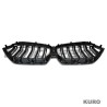 BMW G06 X6 2019+ carbon przód GRILL DUAL SLATS