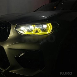BMW G02 X4 PRE-LCI YELLOW ADAPTIVE DRL MODULE zestaw (2018-2021)