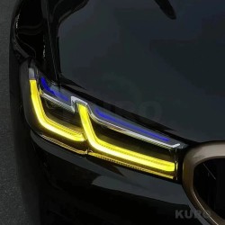 BMW G30/G31 5 SERIES LCI YELLOW ADAPTIVE DRL MODULE zestaw (2021-2022)