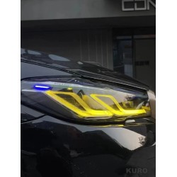 BMW G30/G31 5 SERIES LCI YELLOW ADAPTIVE DRL MODULE zestaw (2021-2022)