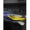 BMW G30/G31 5 SERIES LCI YELLOW ADAPTIVE DRL MODULE zestaw (2021-2022)