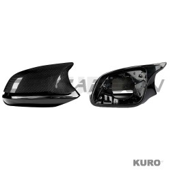 BMW F30 3 SERIES 2011-2018 carbon suchy (dry) carbon osłony lusterek - V1