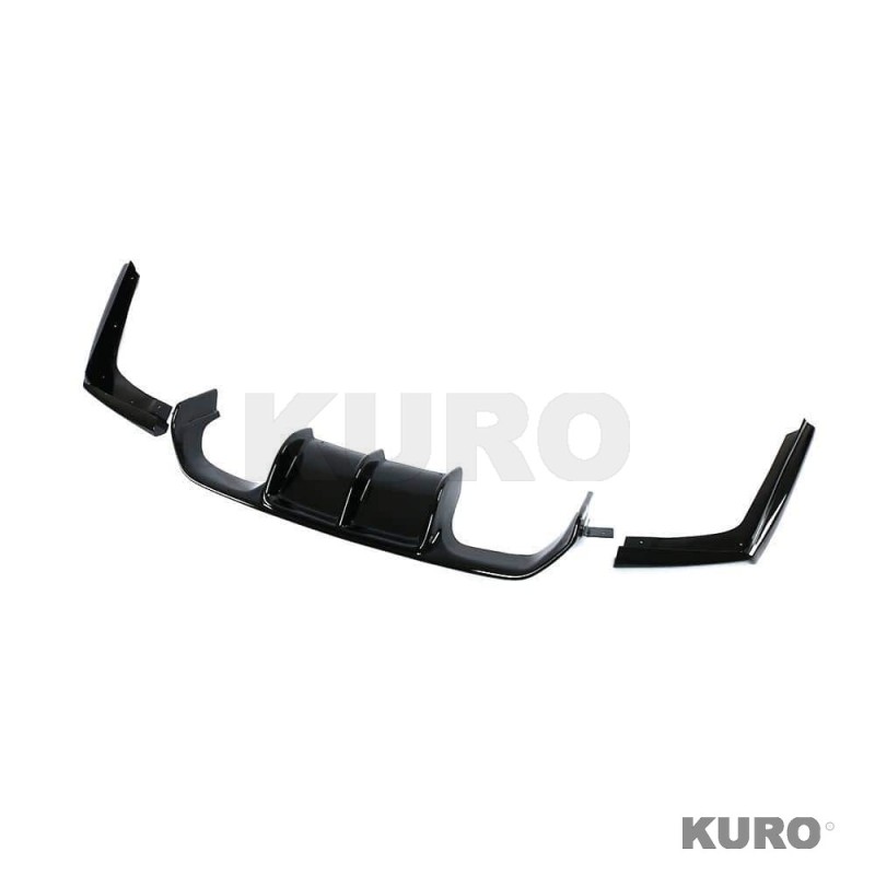 BMW M3/M4 (F80 F82 F83) gloss black dyfuzor - V STYLE
