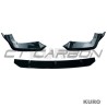 BMW F95 X5M 2019-2023 gloss black splitter