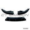 BMW G26 4 SERIES 2021+ gloss black 3-PIECE splitter