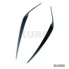 BMW 5 SERIES G30 gloss black HEADLIGHT EYEBROWS/EYELIDS