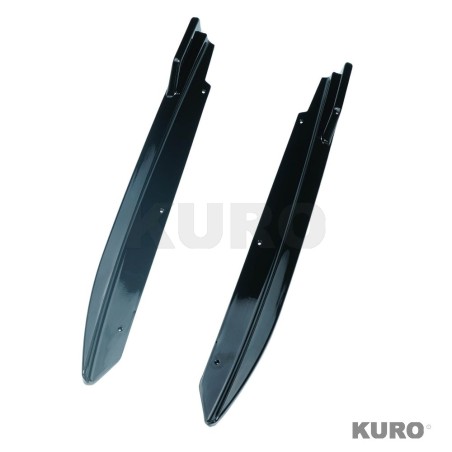 BMW 5 SERIES G30 gloss black zderzak tylny CORNERS
