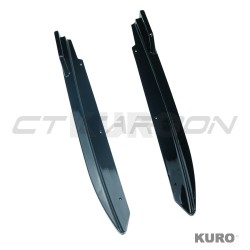 BMW 5 SERIES G30 gloss black zderzak tylny CORNERS