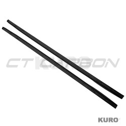 VW GOLF MK8 R & GTI 2020+ gloss black progi boczne