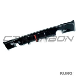 BMW F22/F23 2 SERIES 2014-2020 gloss black DUAL EXHAUST dyfuzor