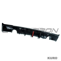 BMW F22/F23 2 SERIES 2014-2020 gloss black DUAL EXHAUST dyfuzor