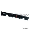 BMW F22/F23 2 SERIES 2014-2020 gloss black DUAL EXHAUST dyfuzor